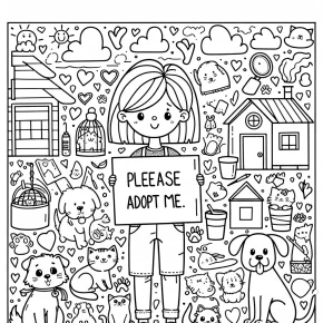 adopt me coloring pages