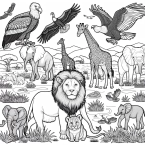 adult coloring pages animals