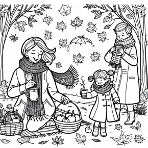 adult fall coloring pages