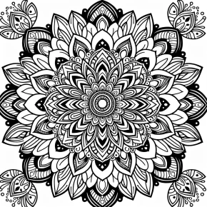 adult mandala coloring pages