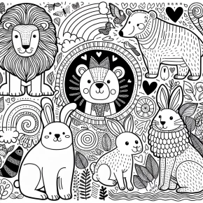 animal coloring pages