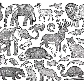 animal coloring pages printable