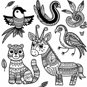 animal printable coloring pages