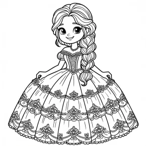 anna coloring pages