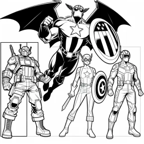 avengers coloring pages