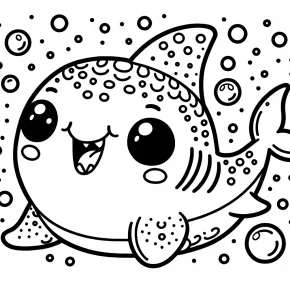 baby shark coloring pages