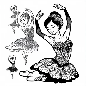 ballerina coloring pages