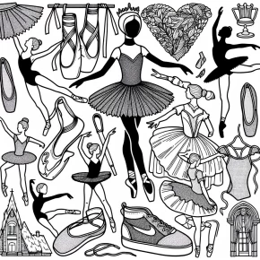 ballet coloring pages