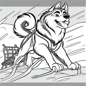 balto coloring pages