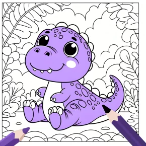 barney printable coloring pages