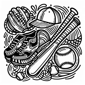 baseball coloring pages