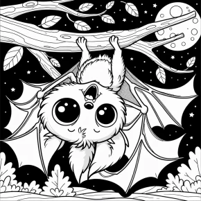 bat coloring pages