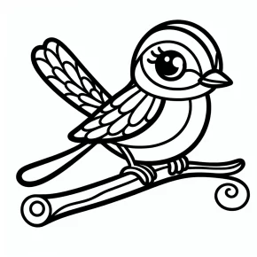 bird coloring page