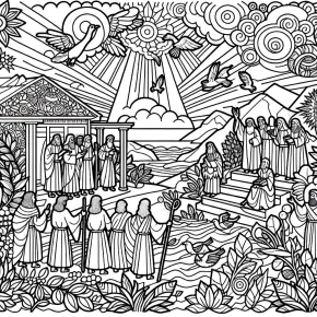 book of acts coloring pages