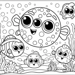 bubble guppies coloring pages