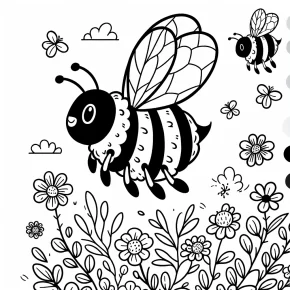 bumblebee coloring pages