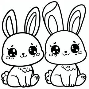 bunny coloring pages