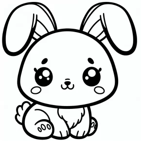 bunny rabbit coloring pages