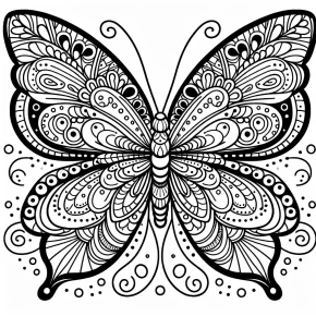 butterfly coloring pages