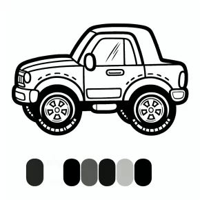 car coloring book pages