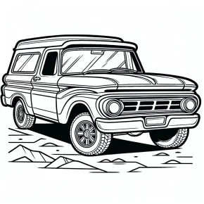 car coloring page