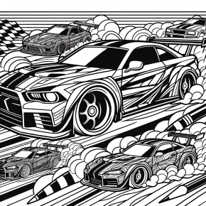 car race coloring pages