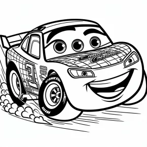 cars lightning mcqueen coloring pages