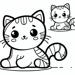 cat coloring pages printable