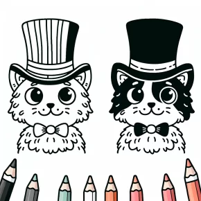 cat in the hat coloring pages