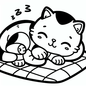 catnap coloring page