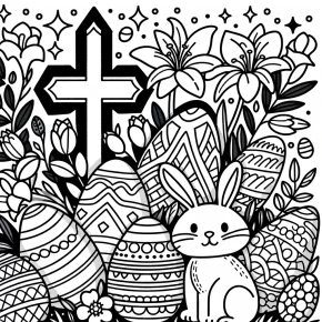 christian easter coloring pages