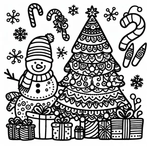 christmas coloring page