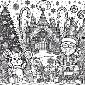 christmas coloring pages disney