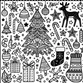 christmas coloring pages for kids