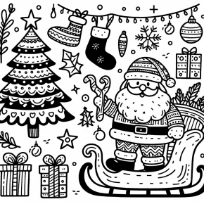 christmas coloring pages free printable