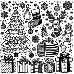 christmas coloring pages to print