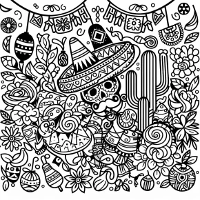 cinco de mayo coloring pages