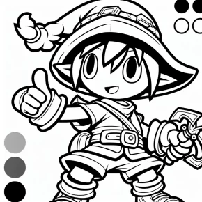 coloring mario pages