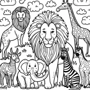 coloring pages animals