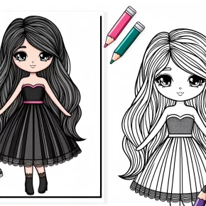 coloring pages barbie