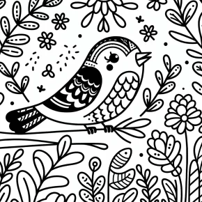 coloring pages birds