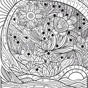 coloring pages by numbers online