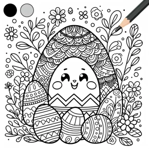 coloring pages easter