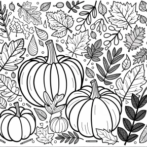 coloring pages fall