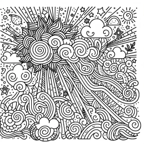 coloring pages flower