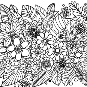 coloring pages flowers