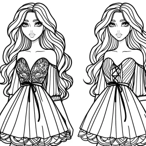 coloring pages for barbie