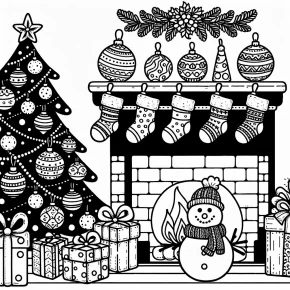 coloring pages for christmas