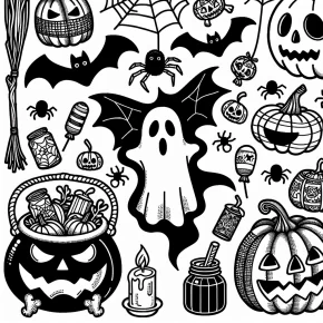 coloring pages for halloween