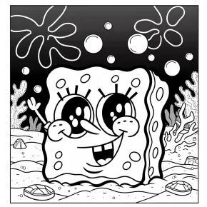 coloring pages for spongebob